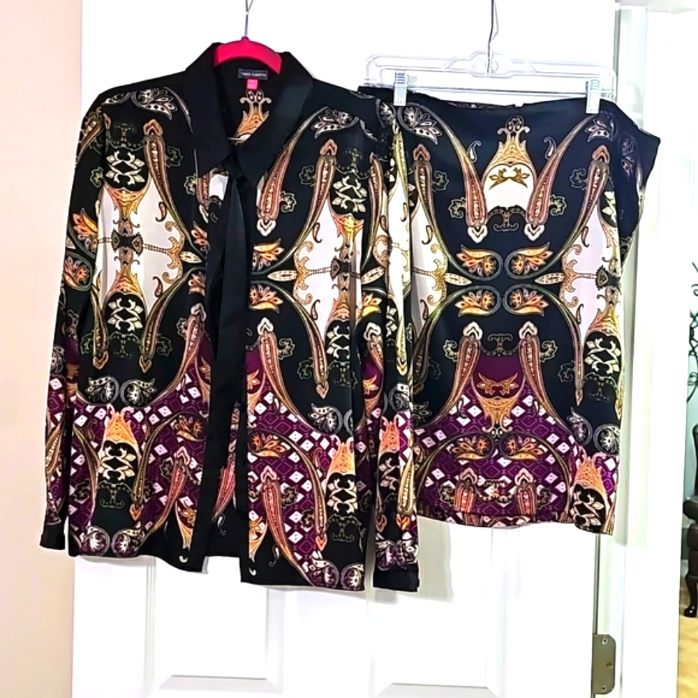 Blouse and Skirt Set